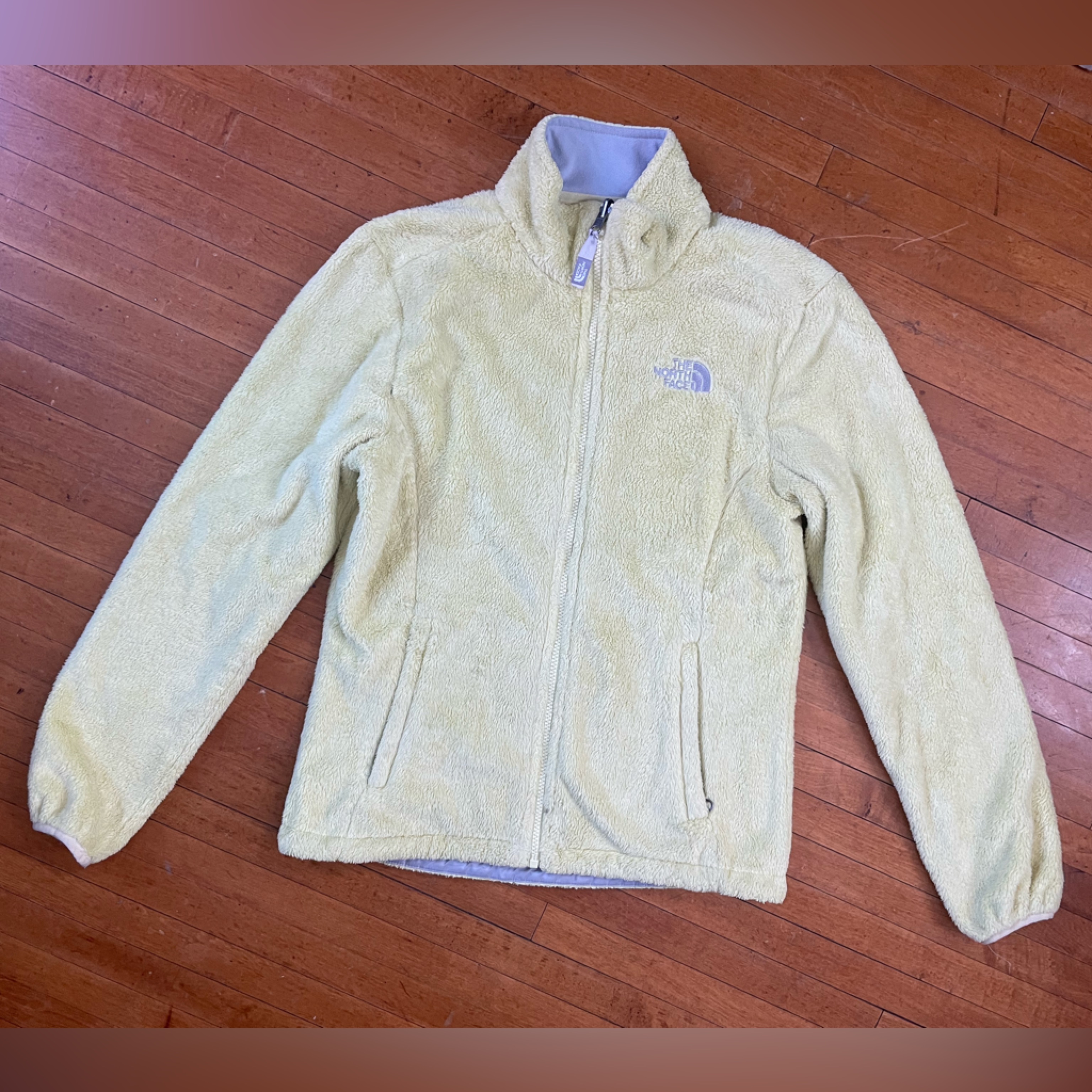 The North Face Light Yellow Fleece Jacket